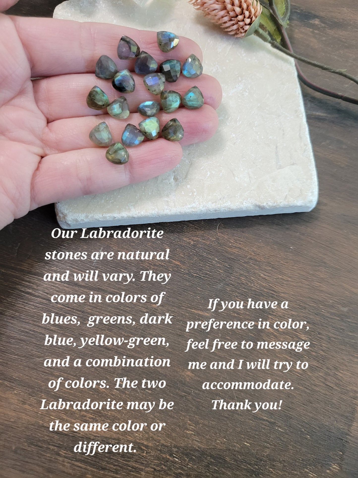 Dainty Labradorite Double Circle Necklace