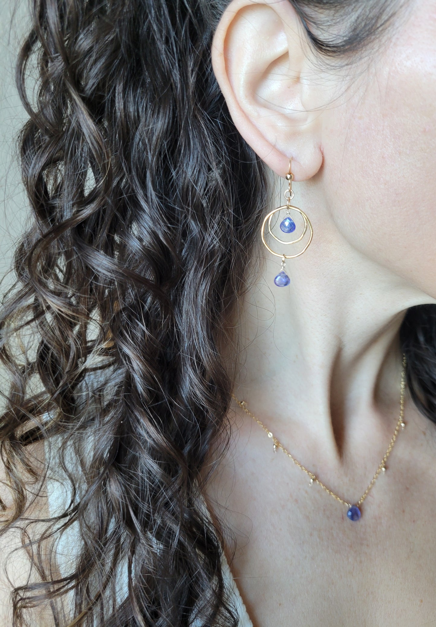 Tanzanite Dangle Earrings