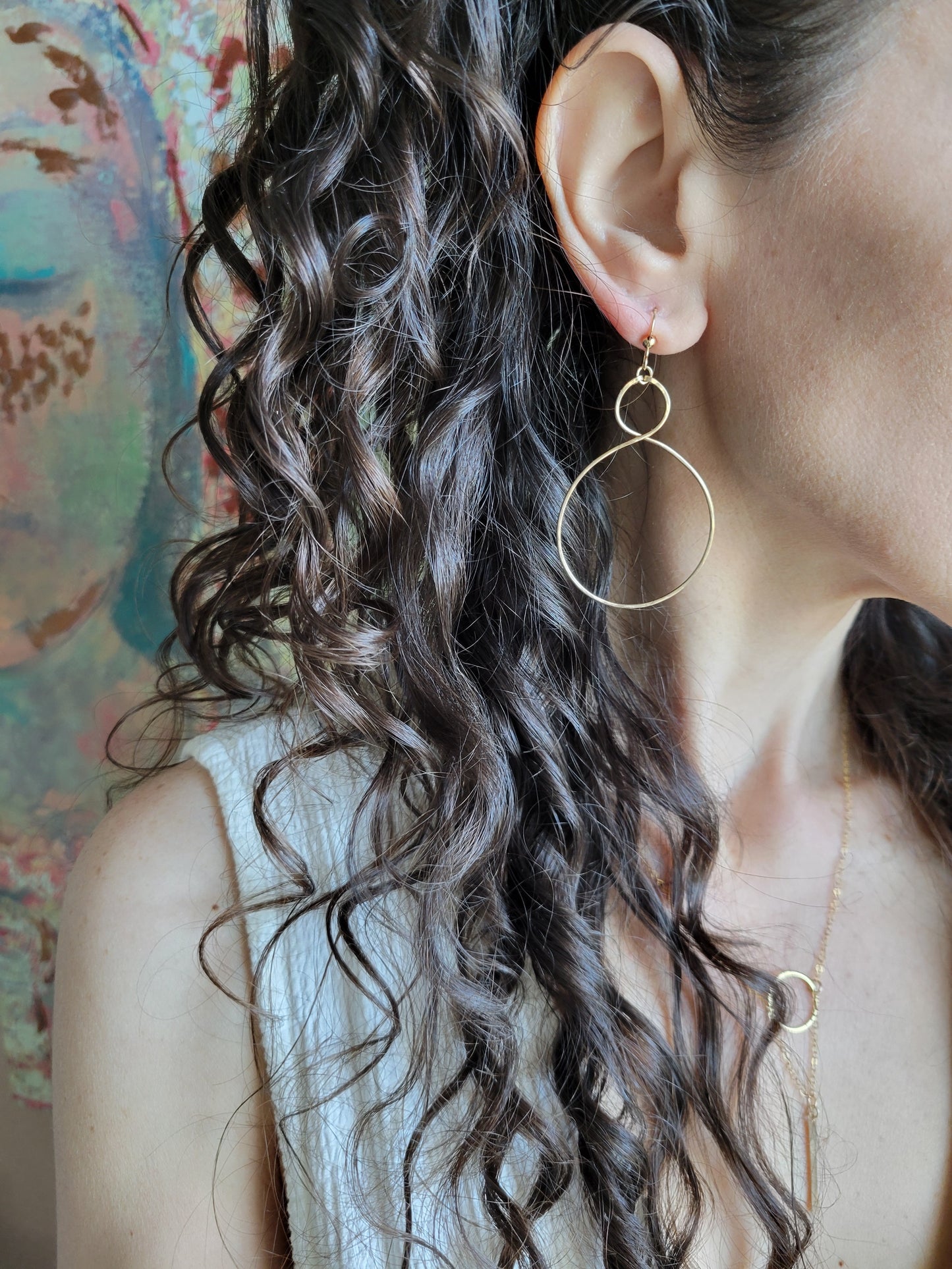 Double Curve Hoop Earrings