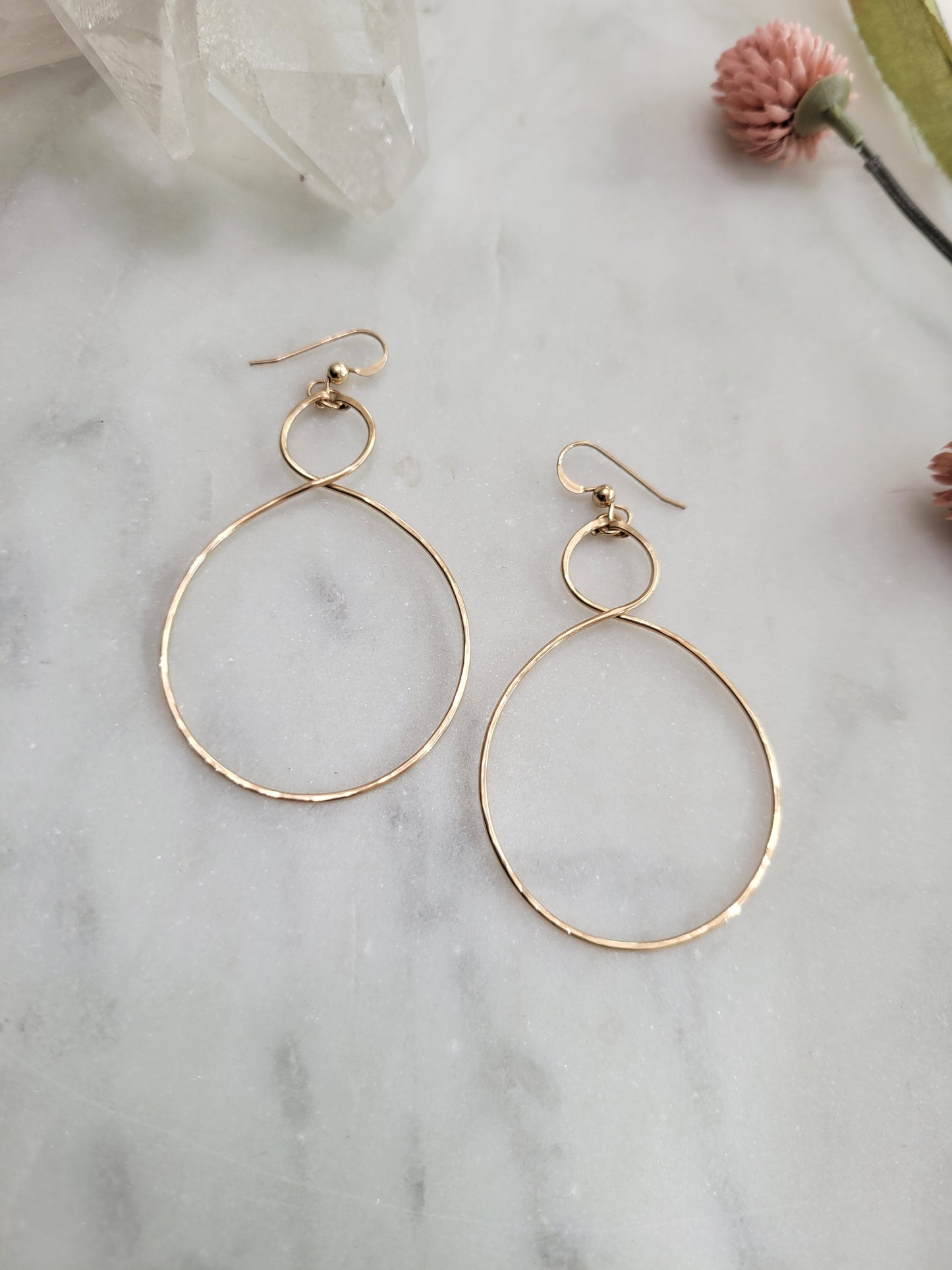 Double Curve Hoop Earrings