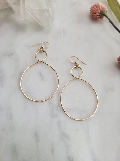 Double Curve Hoop Earrings