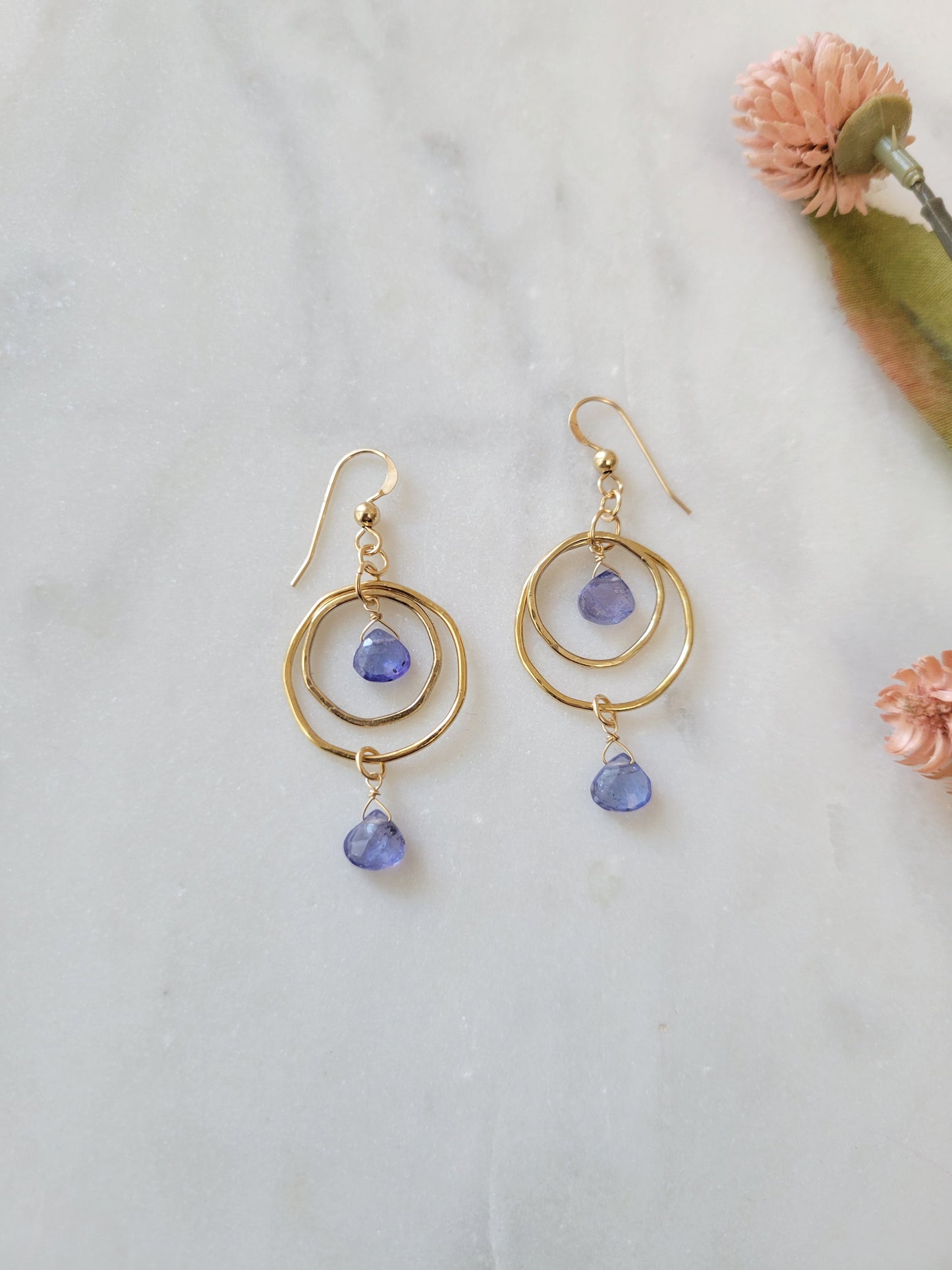 Tanzanite Dangle Earrings