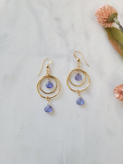 Tanzanite Dangle Earrings