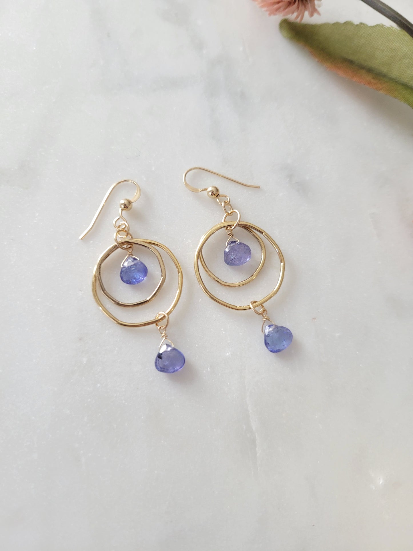 Tanzanite Dangle Earrings