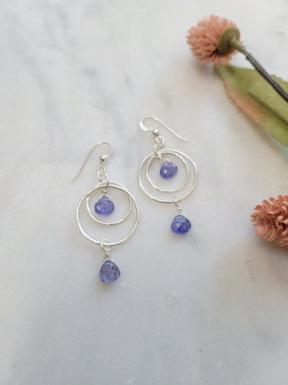 Tanzanite Dangle Earrings