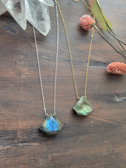Labradorite Statement Necklace