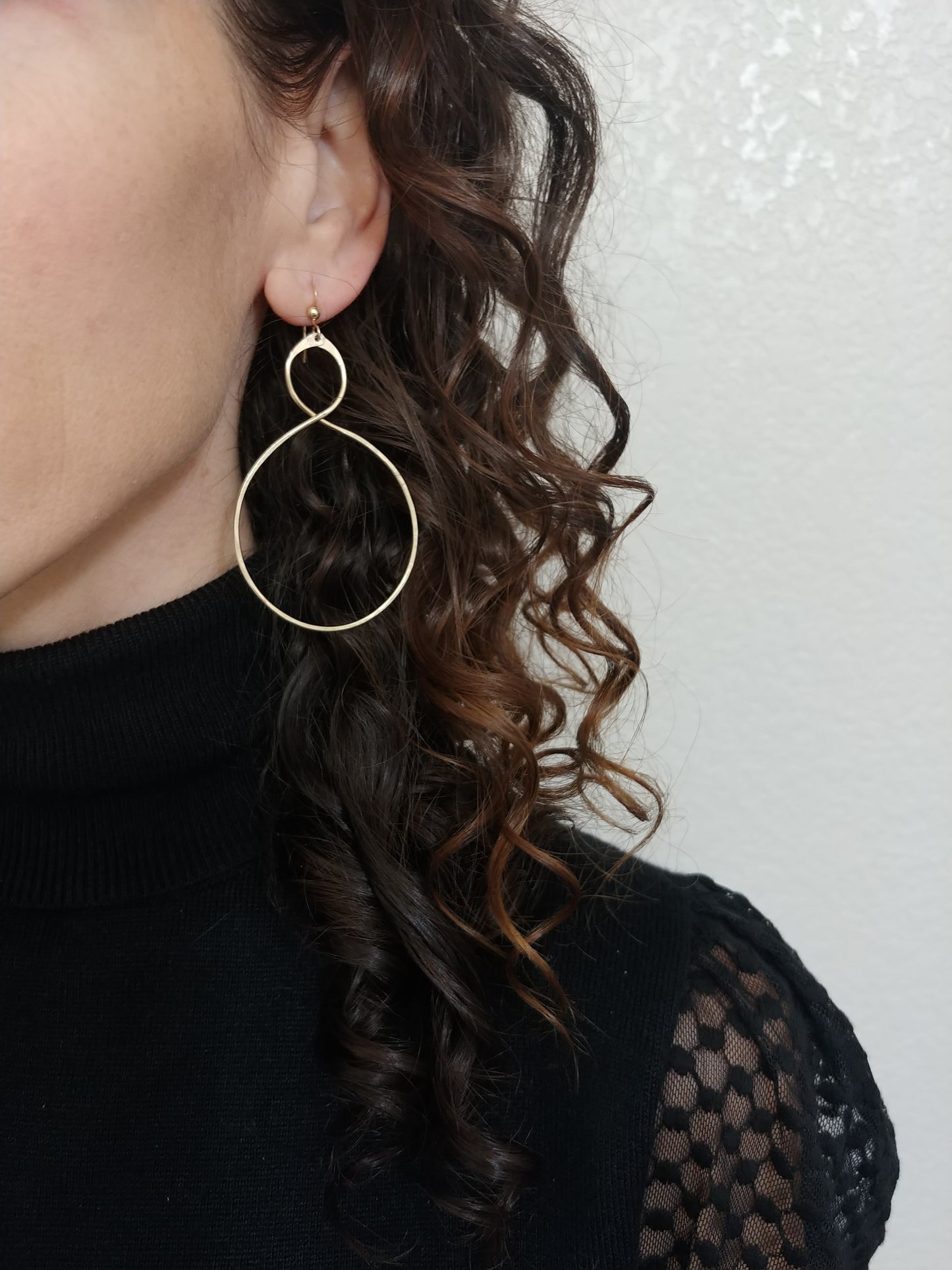 Double Curve Hoop Earrings