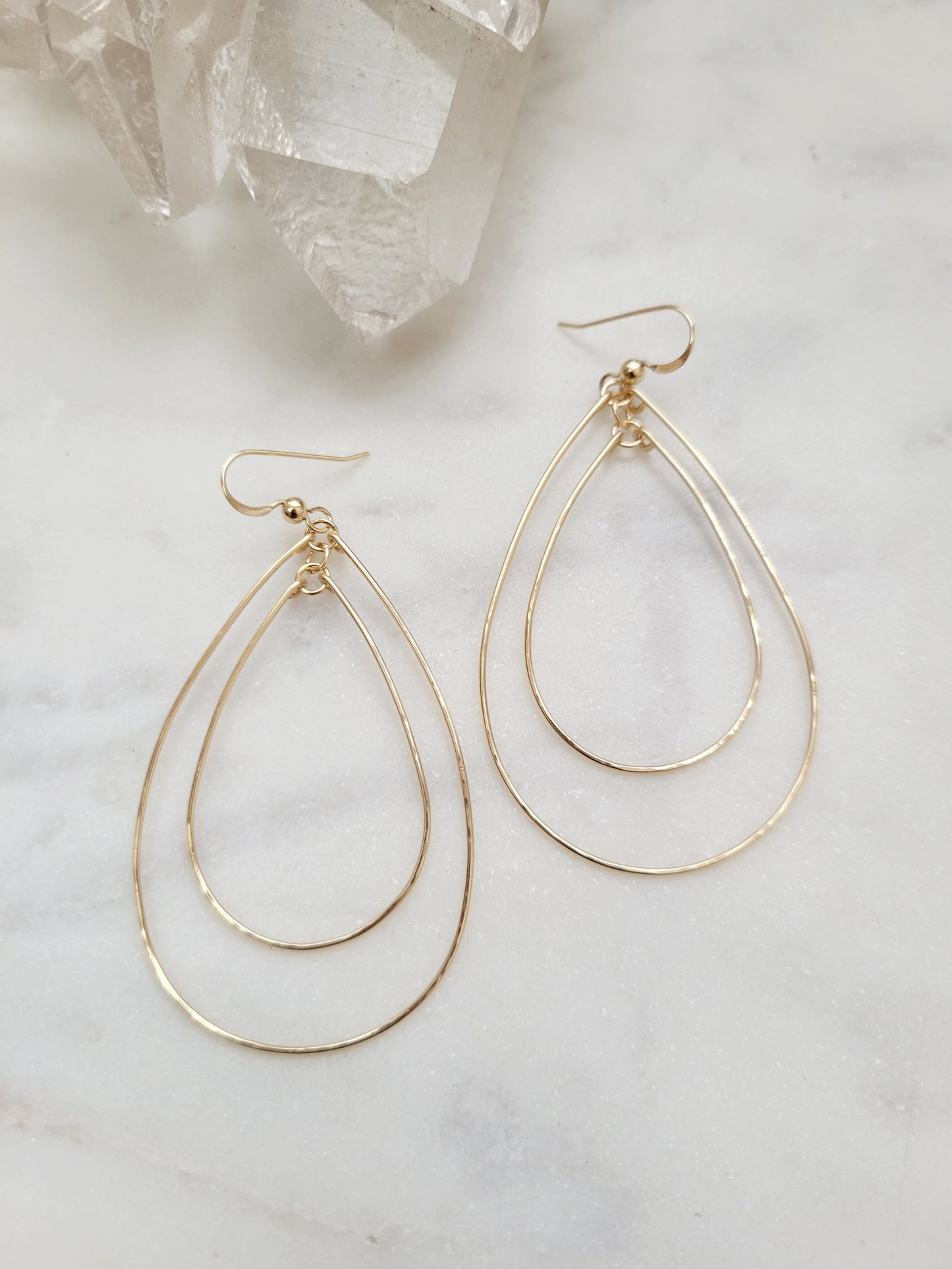 Large Double Oval Earrings