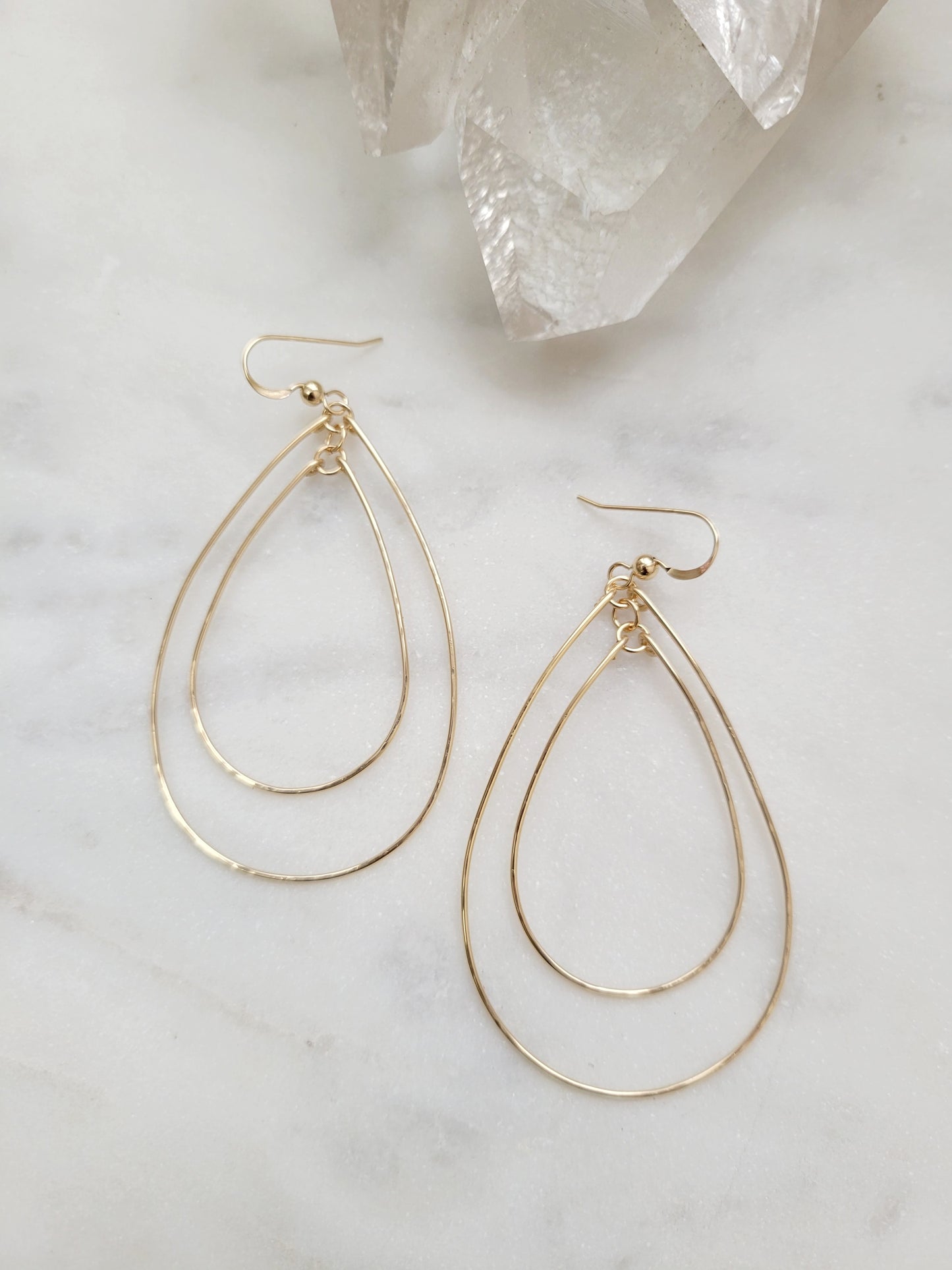 Large Double Oval Earrings