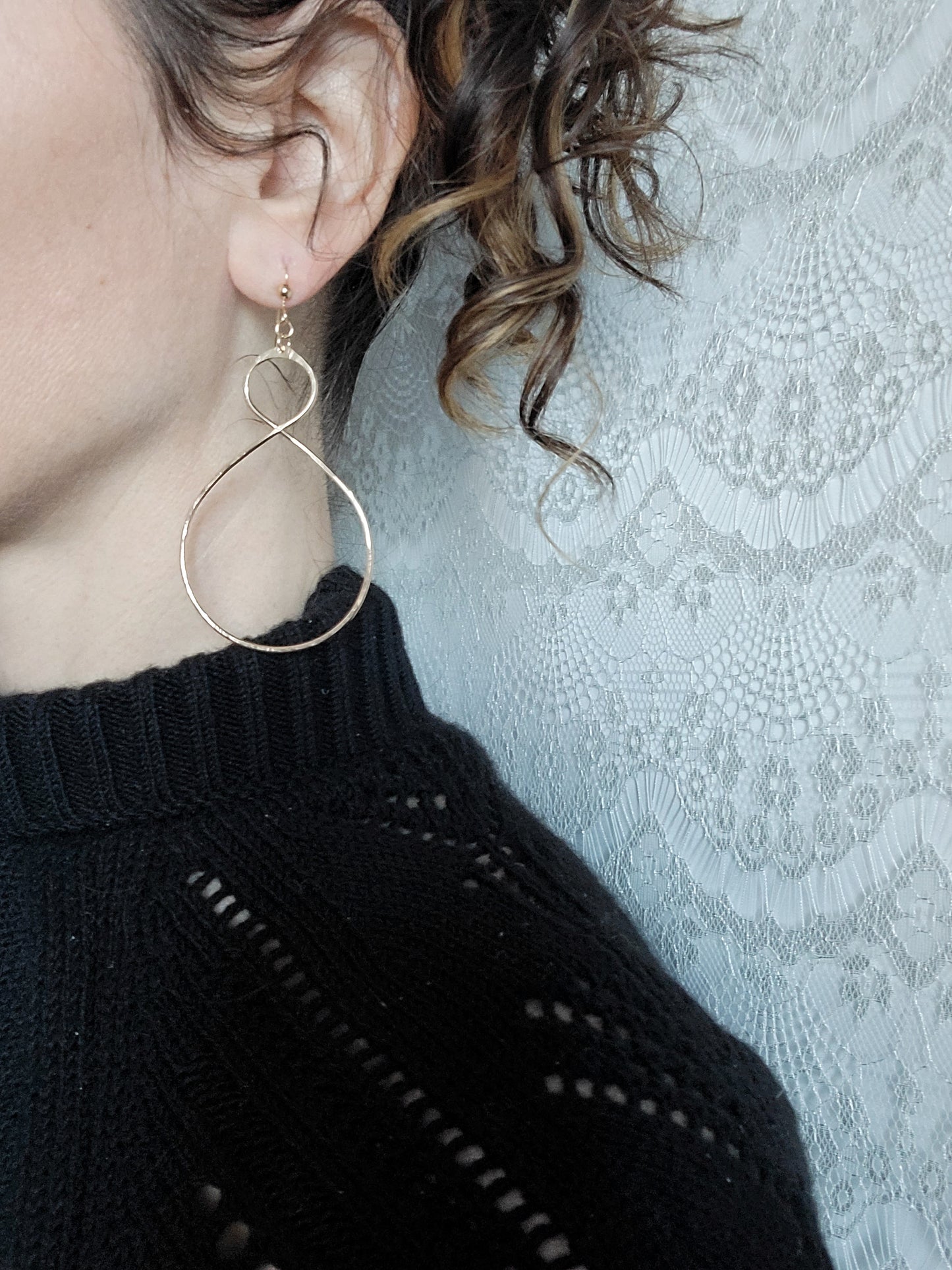 Double Curve Hoop Earrings