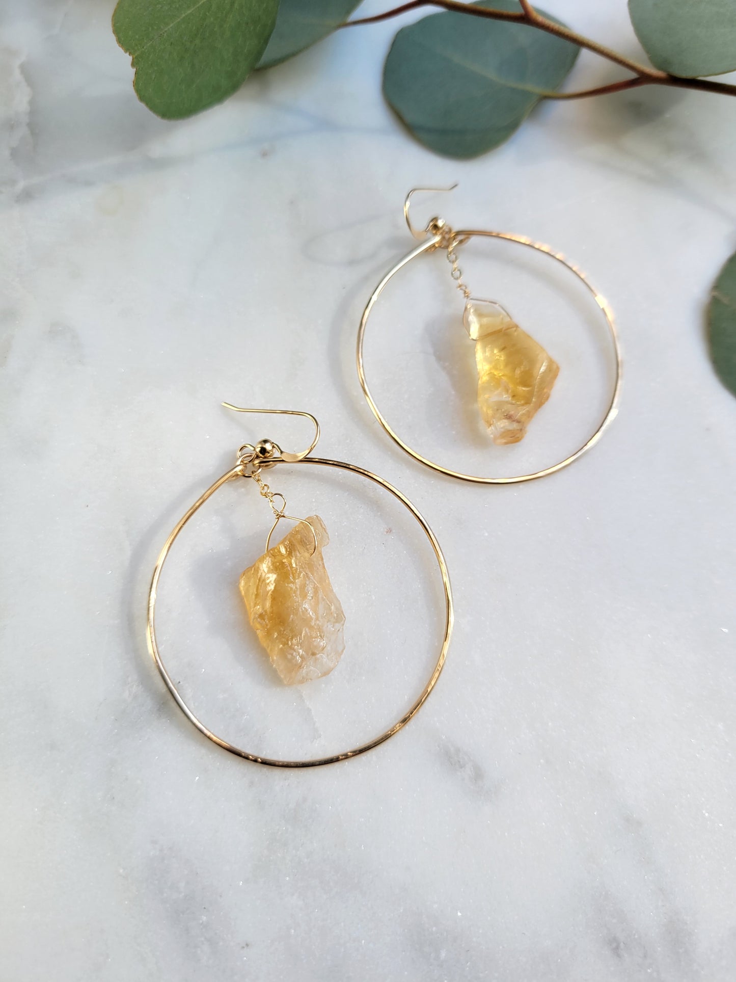 Sunshine Hoop Earrings