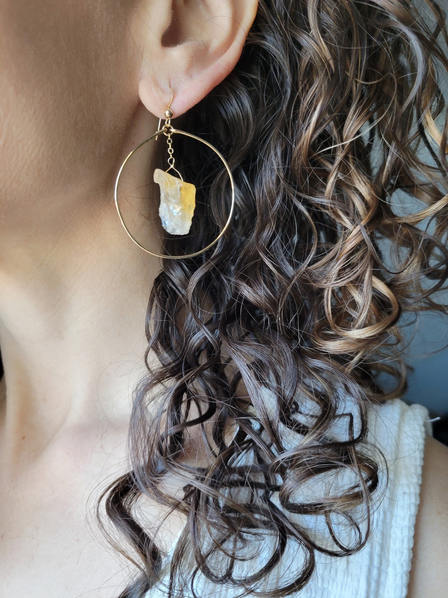 Sunshine Hoop Earrings