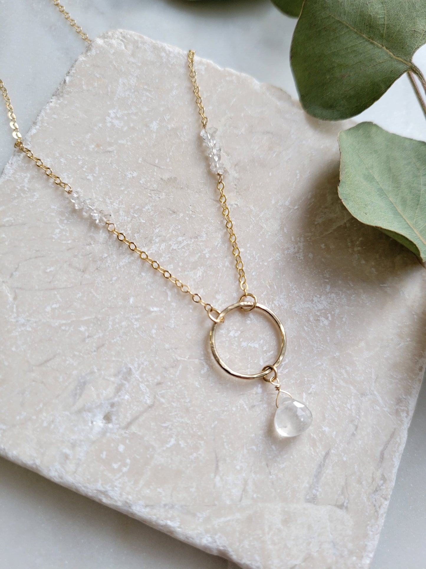 Nova Necklace in Moonstone