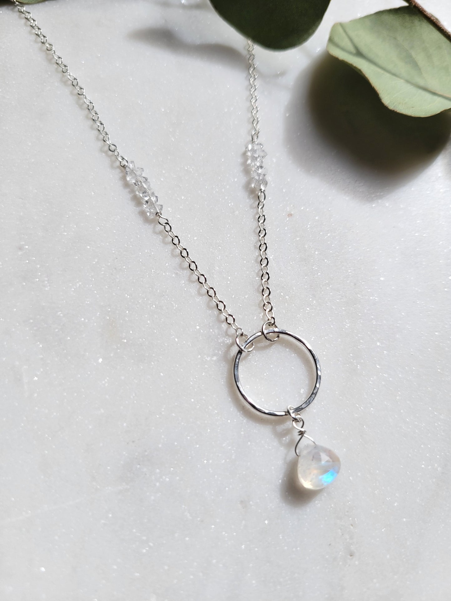 Nova Necklace in Moonstone